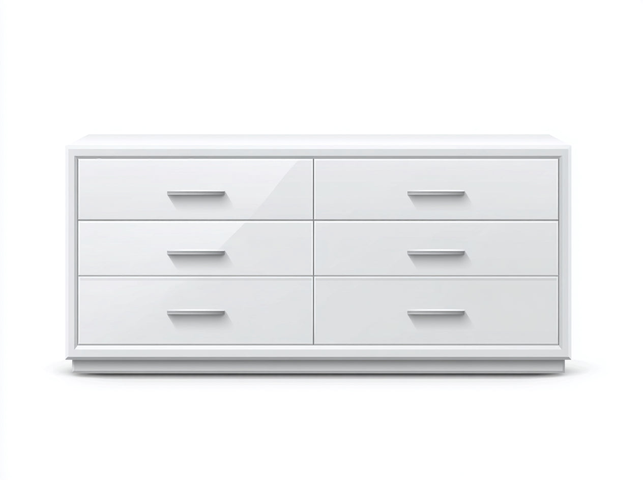 Commode-Panneaux MDF-170x46x78 cm-Blanc-Design encadré