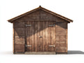 Abri de jardin-Bois-360x260x285 cm-Marron-Rustique