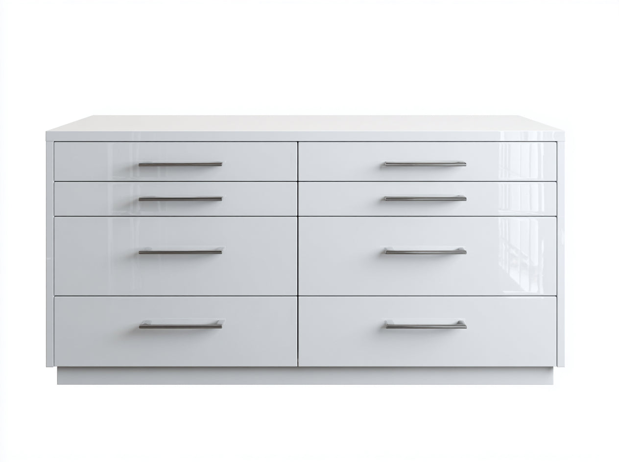 Commode-Panneaux MDF-170x46x78 cm-Blanc-Style contemporain